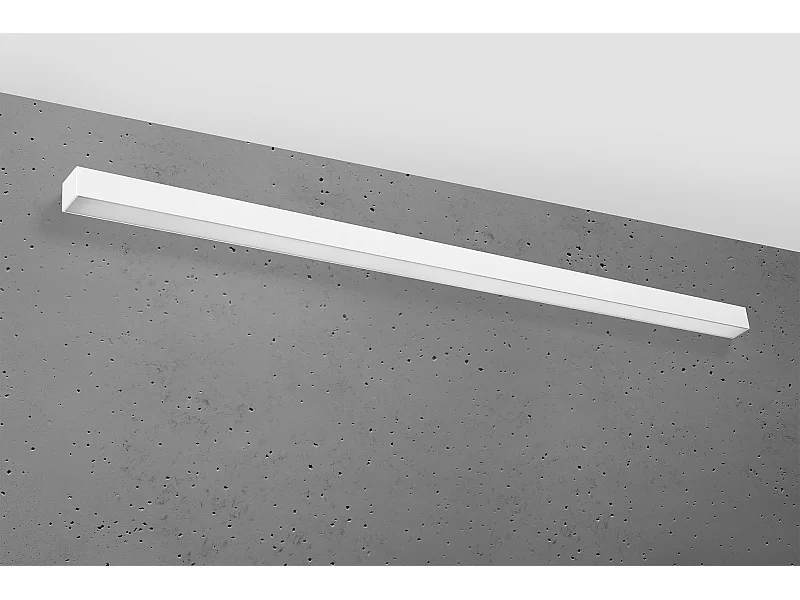 Applique da incasso a LED integrate bianche 145cm 4000K Apliques empotrables LED integrados Blanco 145cm 4000K