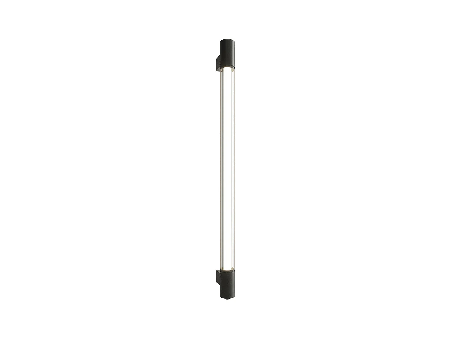 Lampade da incasso a parete Linear Black T8 Apliques de empotrar Linear Black T8