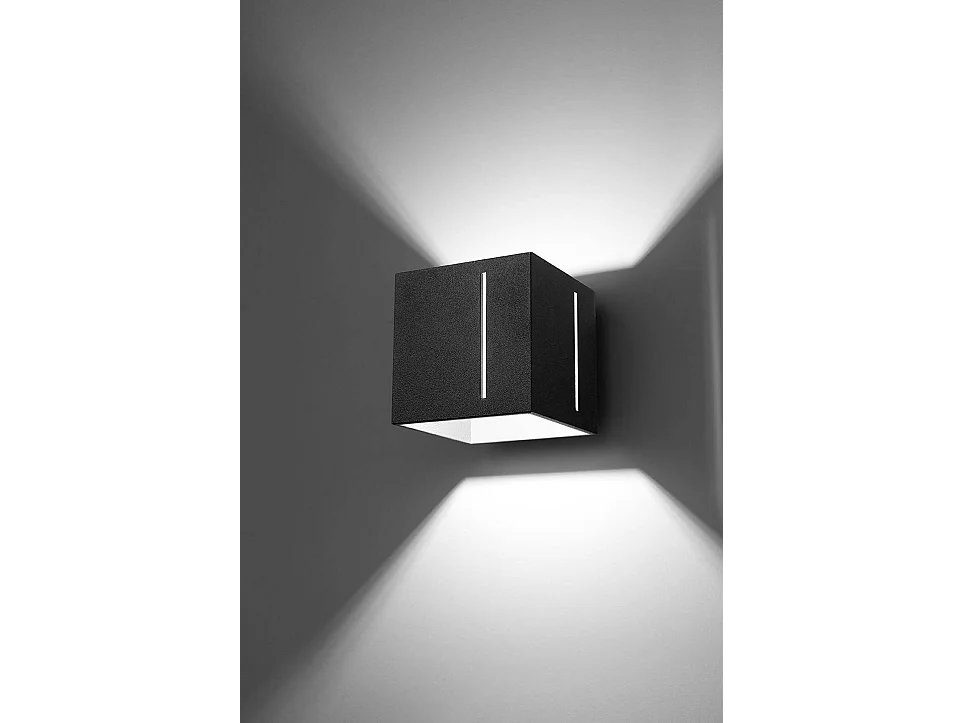 Sollux PIXAR Applique murale à 1 lumière, noir, G9