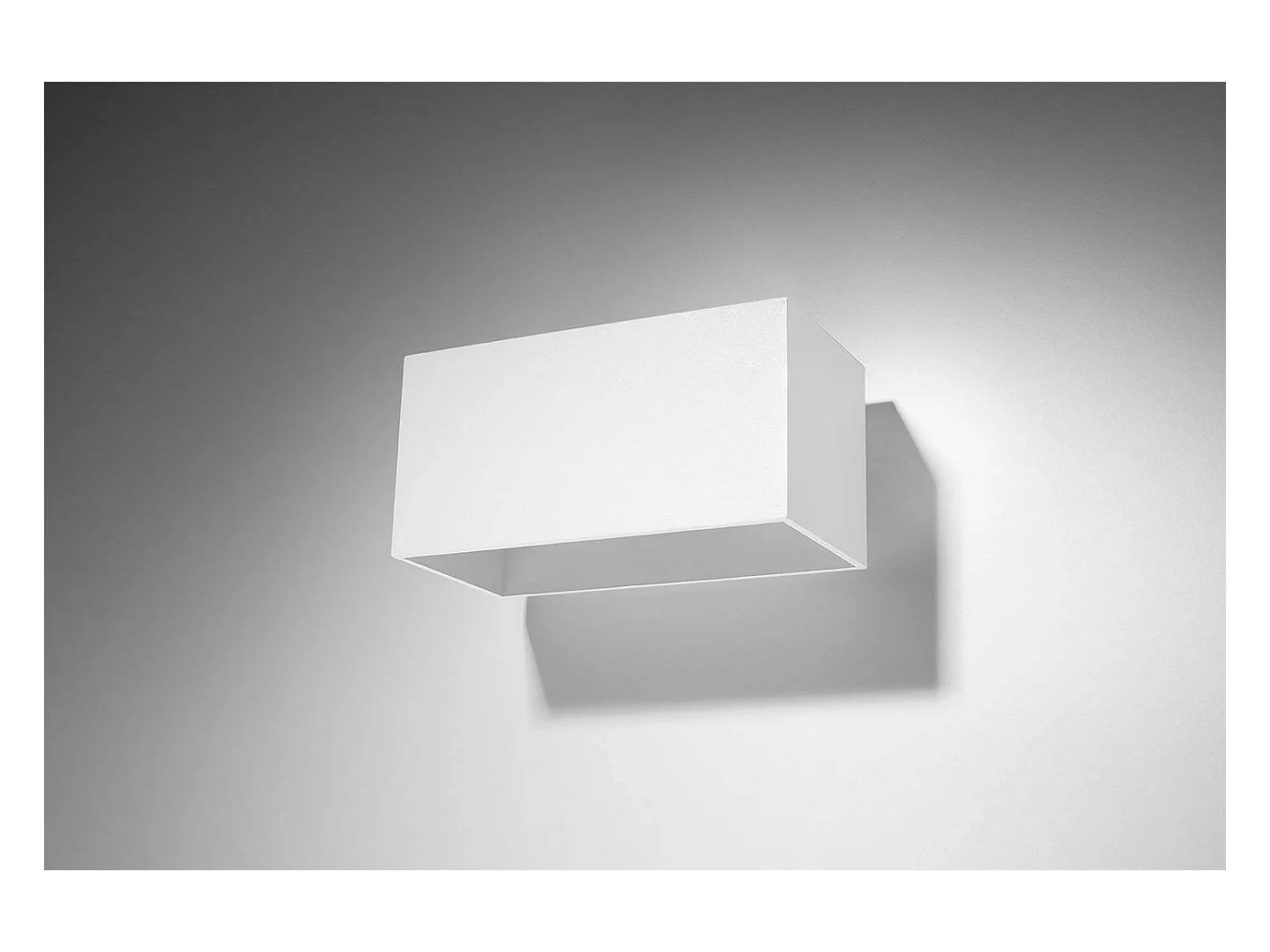 Wandlampen Quad Modern Van  - 2 Lichtbronnen - L.20 X H.10 Cm - Wit