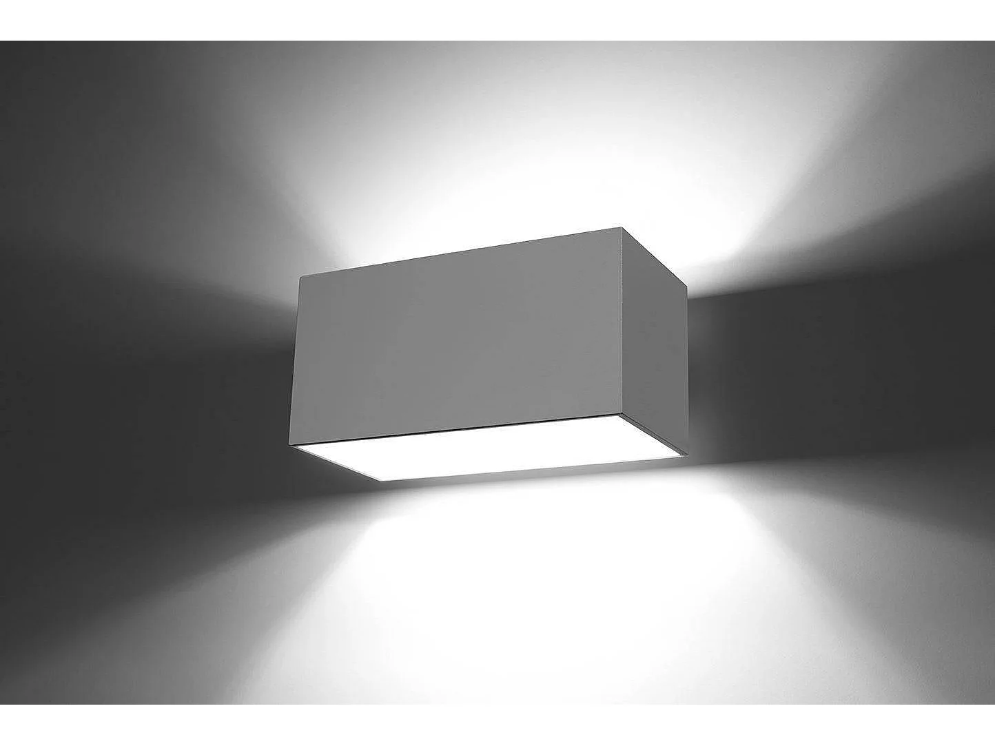 Sollux QUAD MAXI Applique murale encastrable à 2 lumières blanc