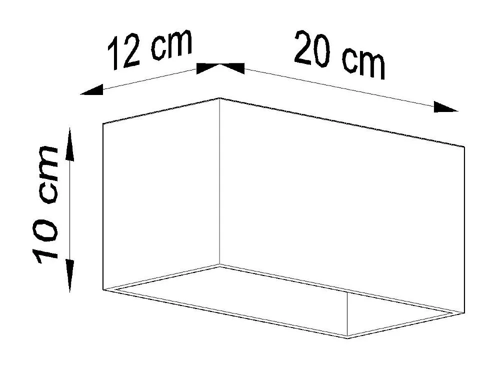Sollux QUAD MAXI Applique murale encastrable à 2 lumières blanc