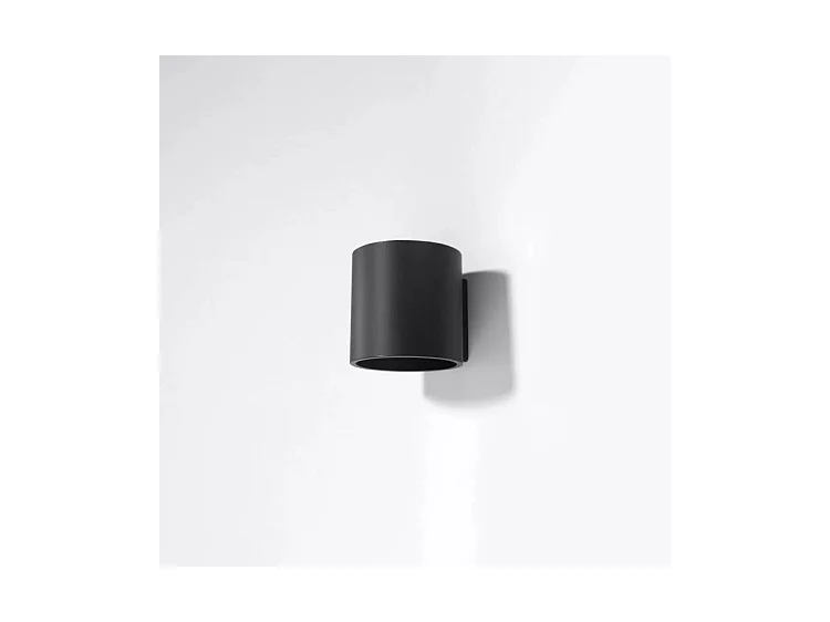 Sollux ORBIS - 1 licht oben unten Wall licht Schwarz, G9