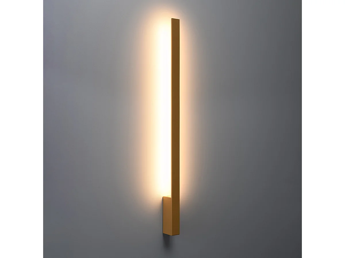 Sollux Lahti Integrierte LED-Wandleuchte Golden