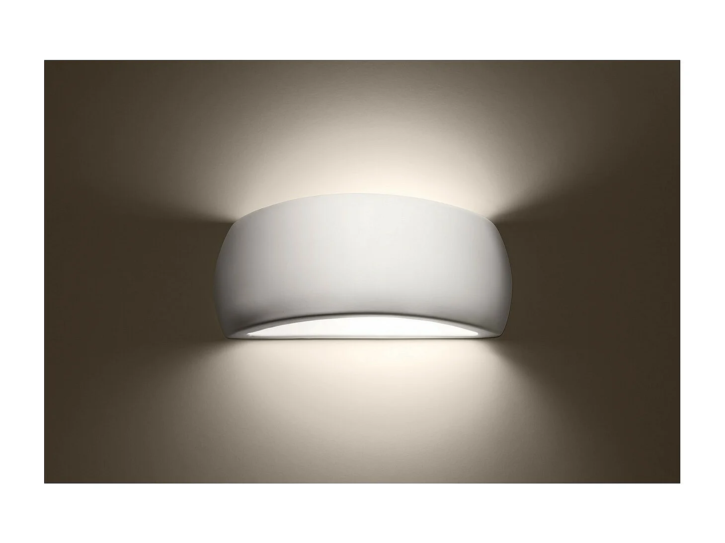 Sollux Lighting Pontius Lampada da parete Up & Down, bianca, 32 cm