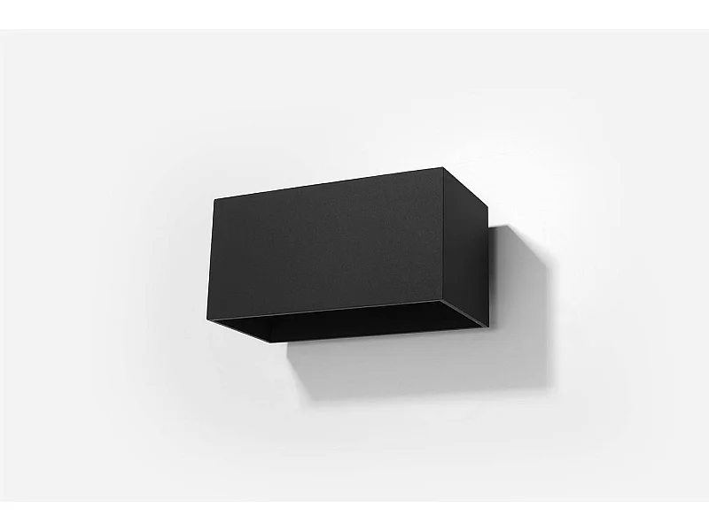 Sollux QUAD MAXI Applique murale encastrable à 2 lumières, noir