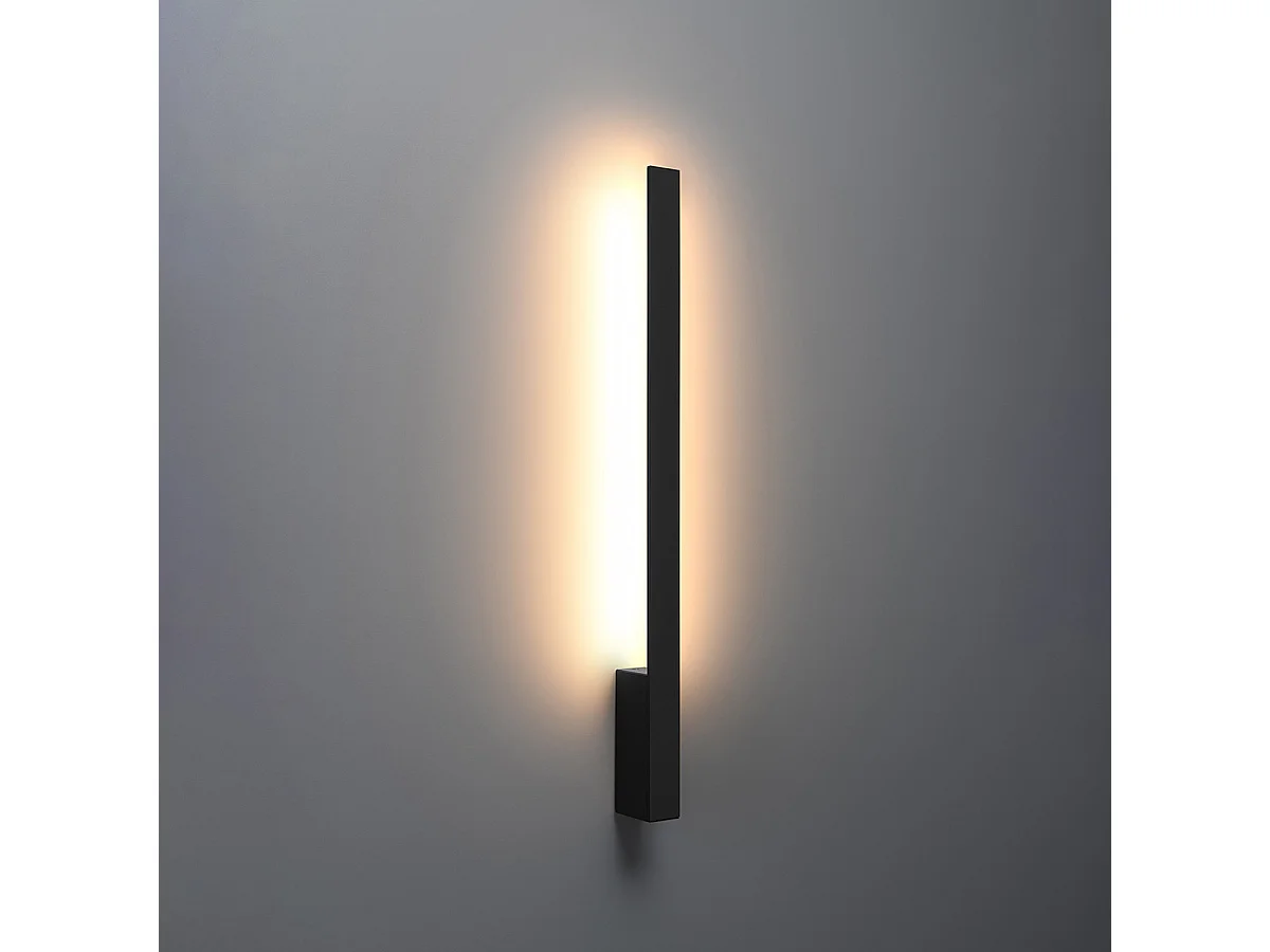 Sollux Lahti Integrierte LED-Wandleuchte Schwarz