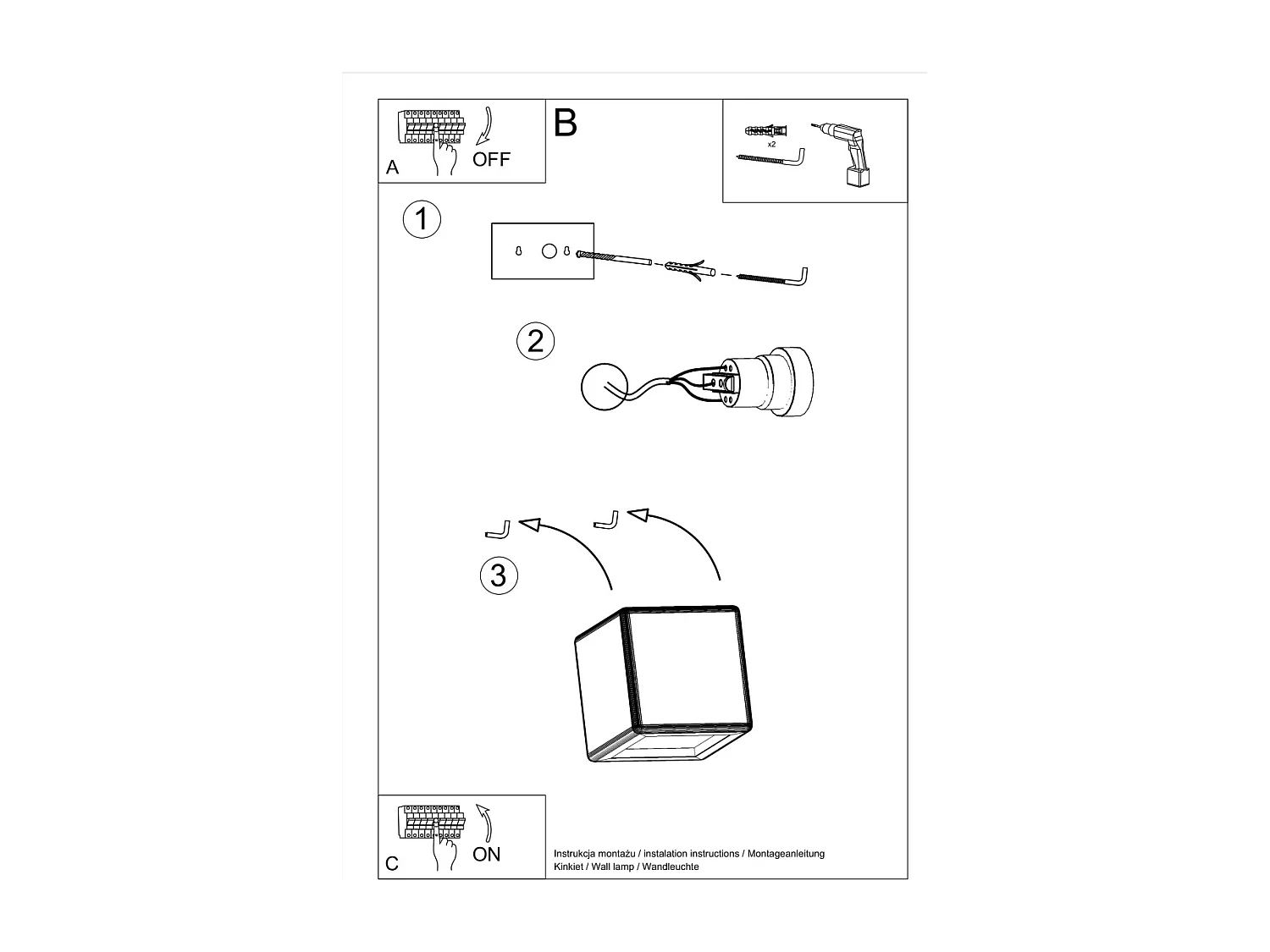 Up & Down Plaster Wall Lamp White E27 Up & Down Gips Wandleuchte Weiß E27