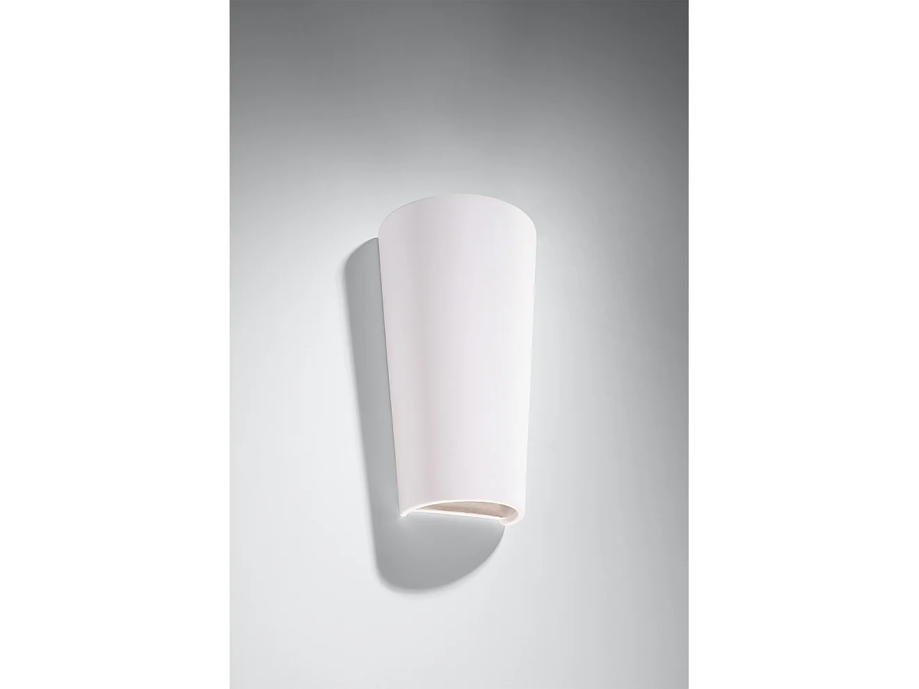 Up & Down Plaster Wall Lamp White E27 Up & Down Gips Wandleuchte Weiß E27