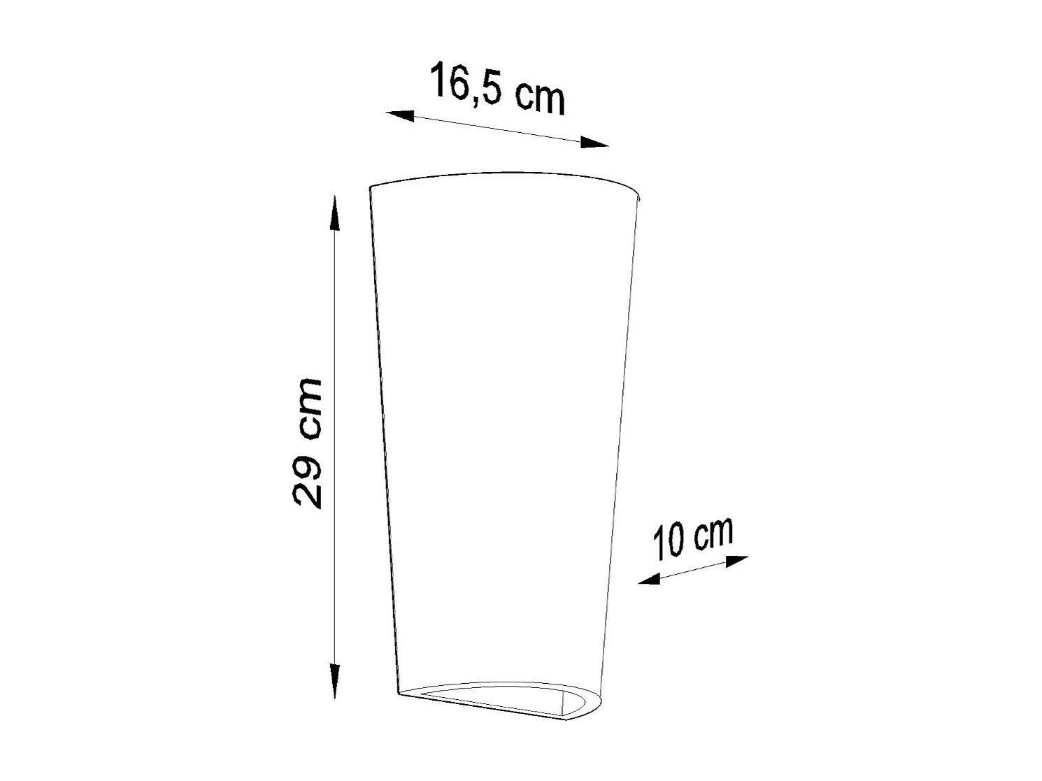 Up & Down Plaster Wall Lamp White E27 Up & Down Gips Wandleuchte Weiß E27