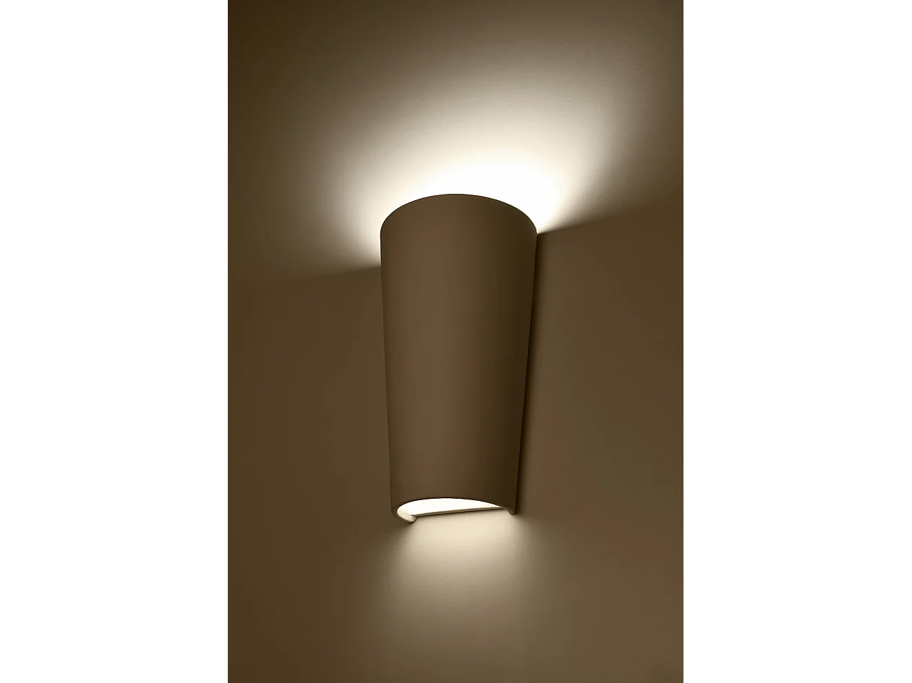 Wandlampen Lana Modern Van  - 1 Lichtbronnen - L.16,5 X H.29 Cm - Wit