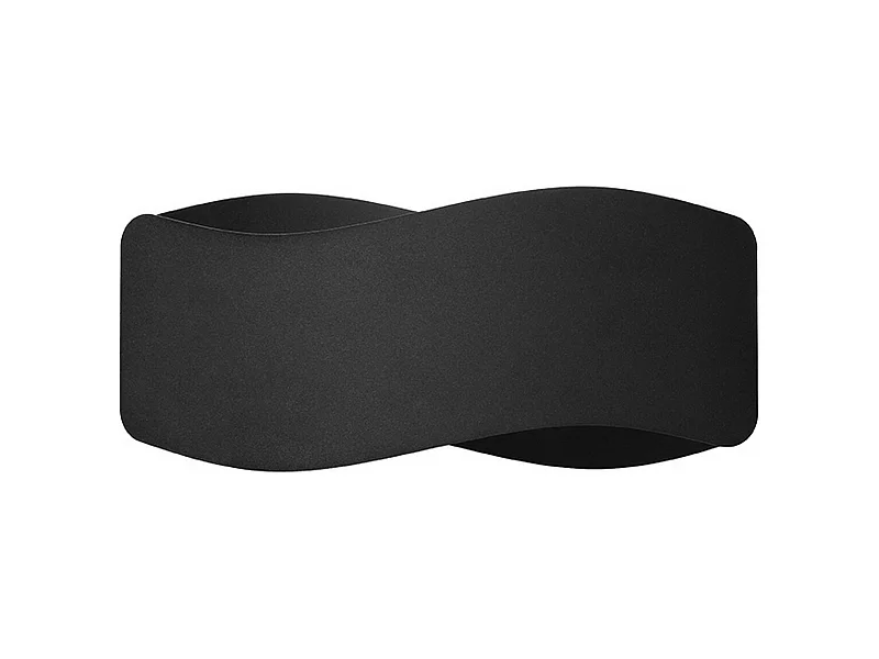 Sollux lichting Tila Up & Down Wandleuchte, Schwarz, 30 cm