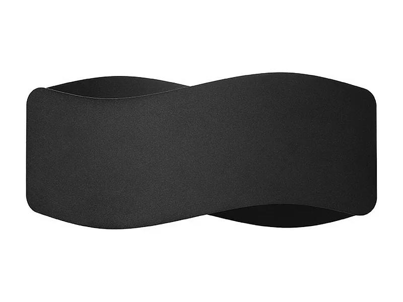 Wandlampen Tila Modern Van  - 1 Lichtbronnen - L.30 X H.13 Cm - Zwart