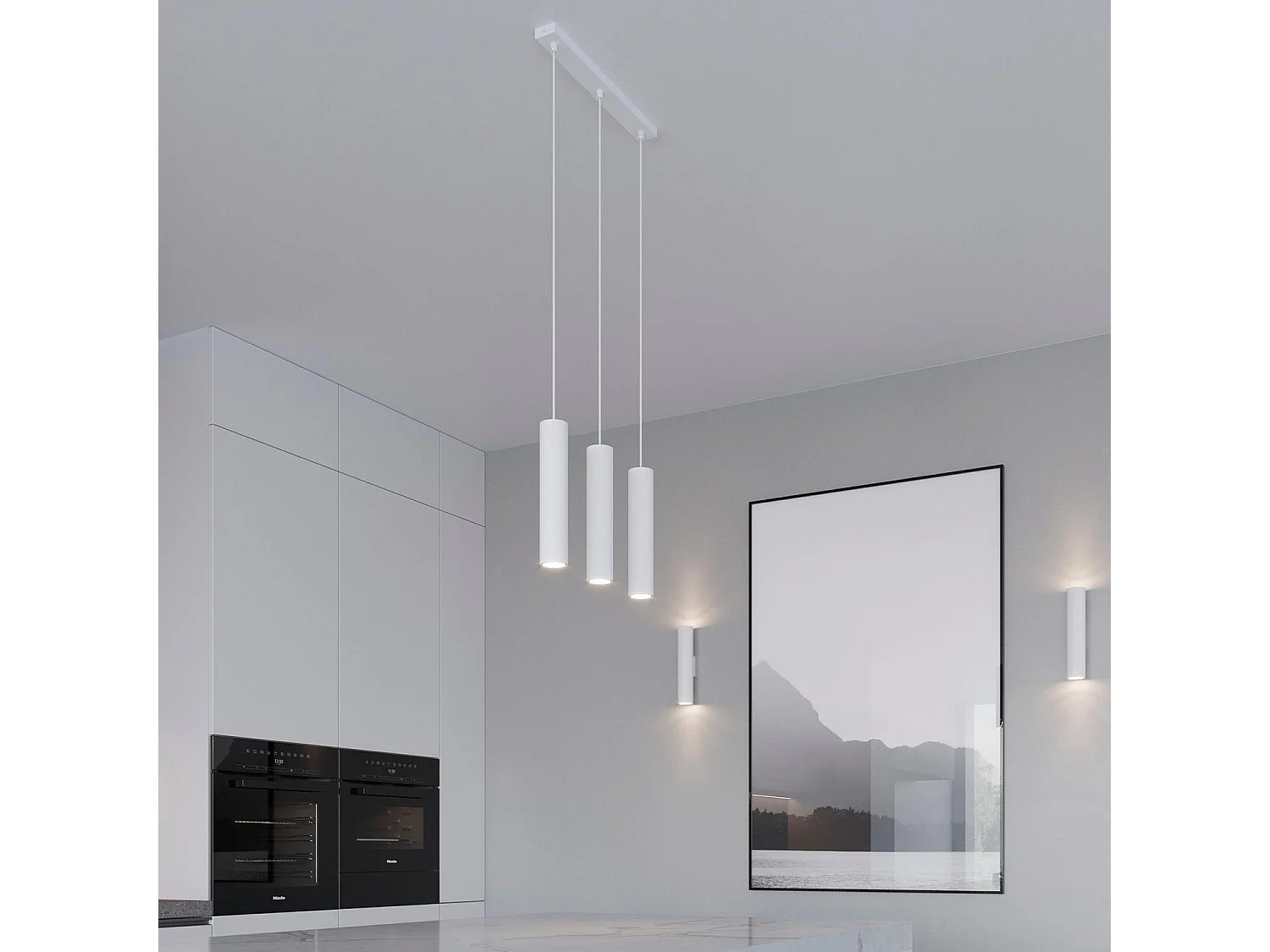 Sollux LAGOS - 2 licht oben unten Flush Wandleuchte Weiß, GU10