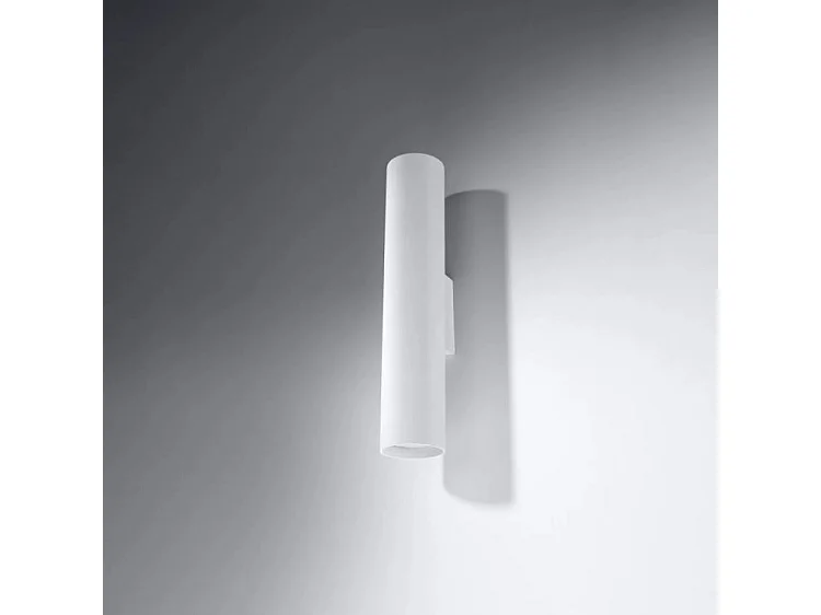 Wandlampen Lagos Modern Van  - 2 Lichtbronnen - L.6 X H.30 Cm - Wit