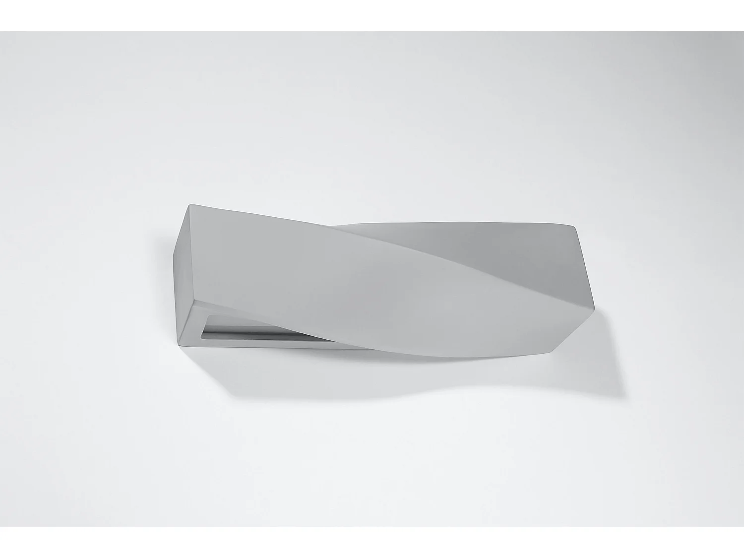 Wandlampen Sigma Modern Van  - 1 Lichtbronnen - L.42 X H.14 Cm - Grijs