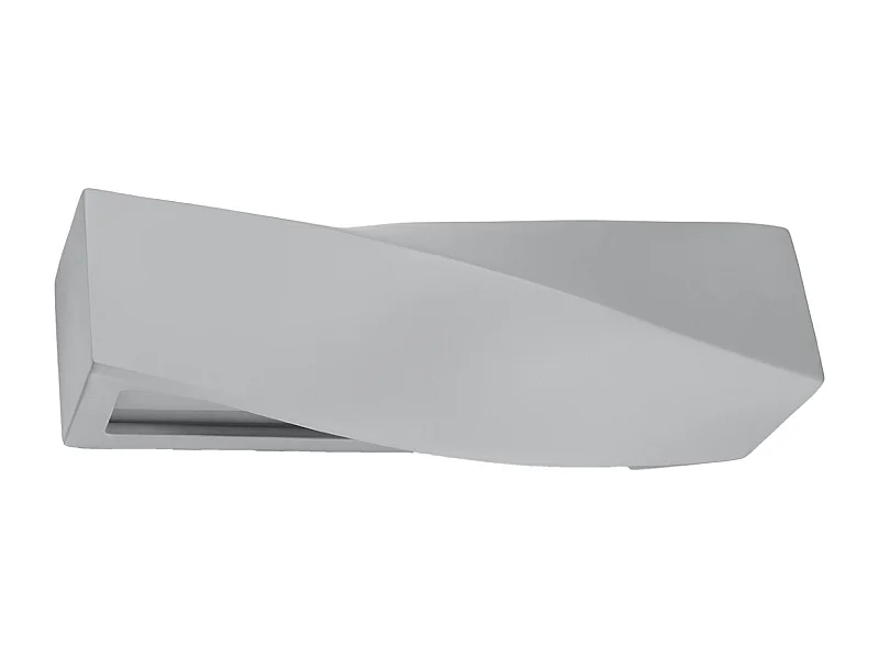 Wandlampen Sigma Modern Van  - 1 Lichtbronnen - L.42 X H.14 Cm - Grijs