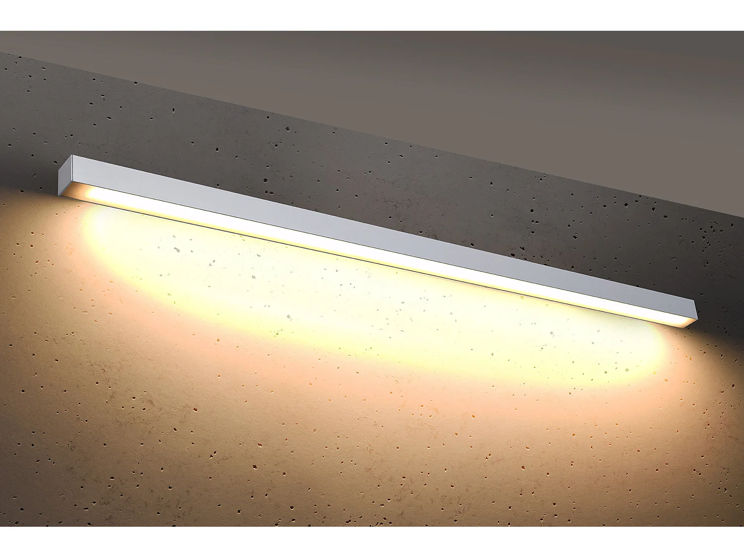 Integrierte LED-Wandleuchten Weiß 145cm 3000K Applique a LED integrate da incasso bianche 145cm 3000K