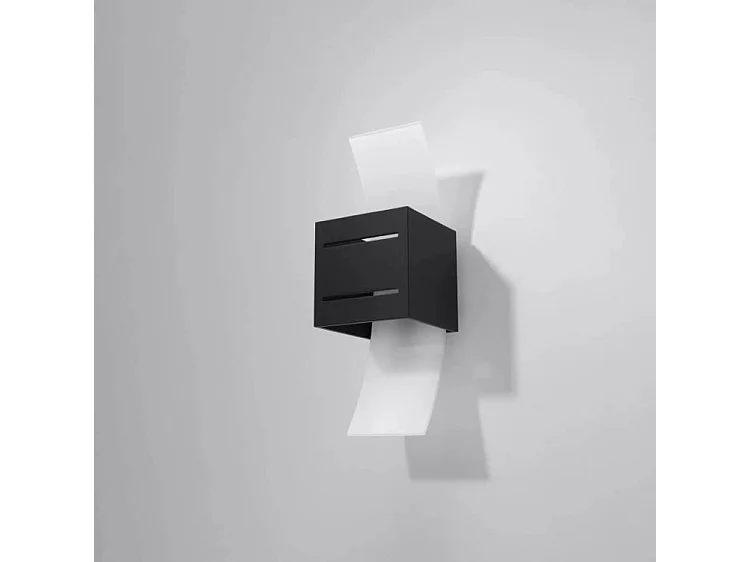 Sollux LORETO Applique murale à 1 lumière, noir, G9