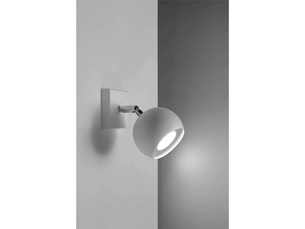 Sollux OCULARE Projecteur mural à 1 lumière, blanc, GU10