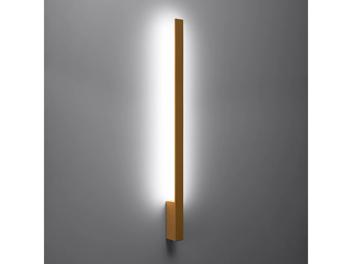 Sollux Lahti Integrierte LED-Wandleuchte Golden