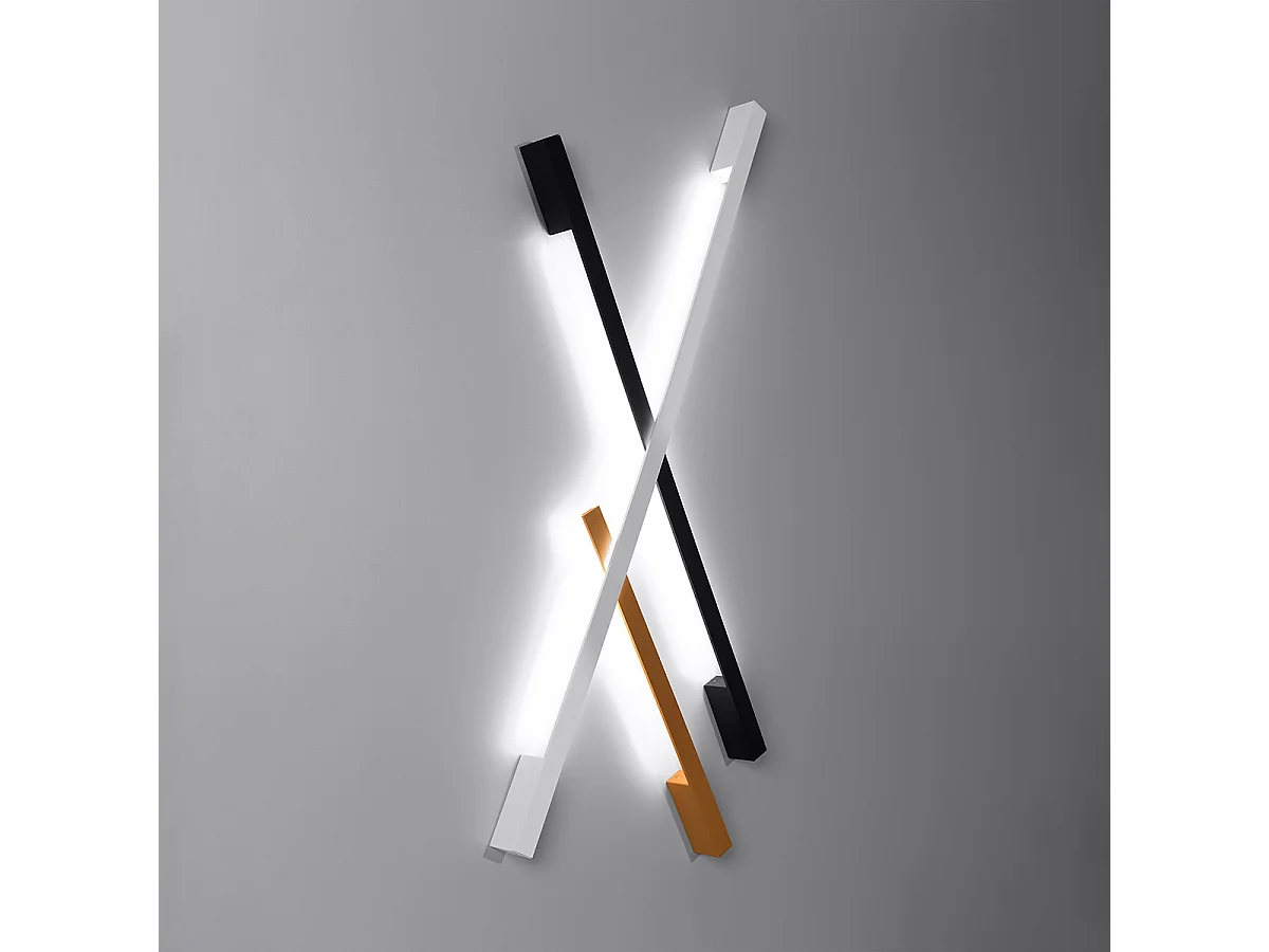 Sollux Lahti Applique Led Intégrée Doré