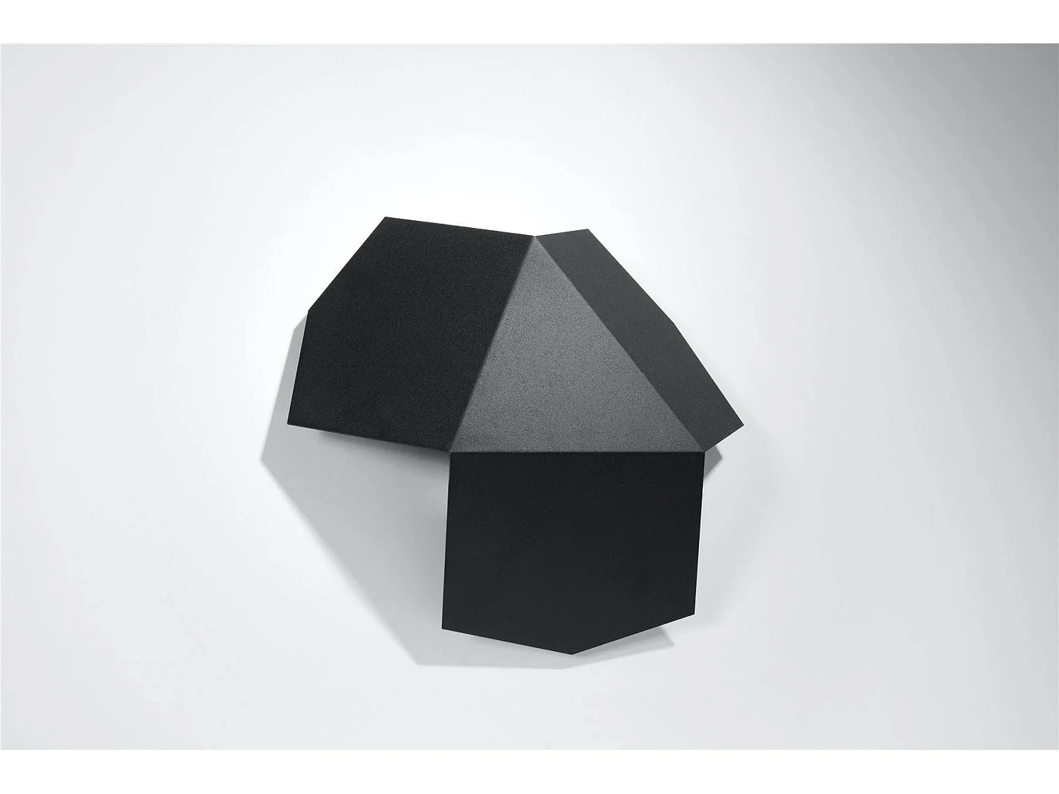 Wandlampen Tre Modern Van  - 2 Lichtbronnen - L.30 X H.8 Cm - Zwart