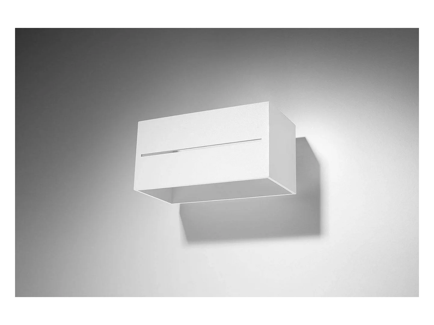Wandlampen Lobo Modern Van  - 2 Lichtbronnen - L.20 X H.10 Cm - Wit