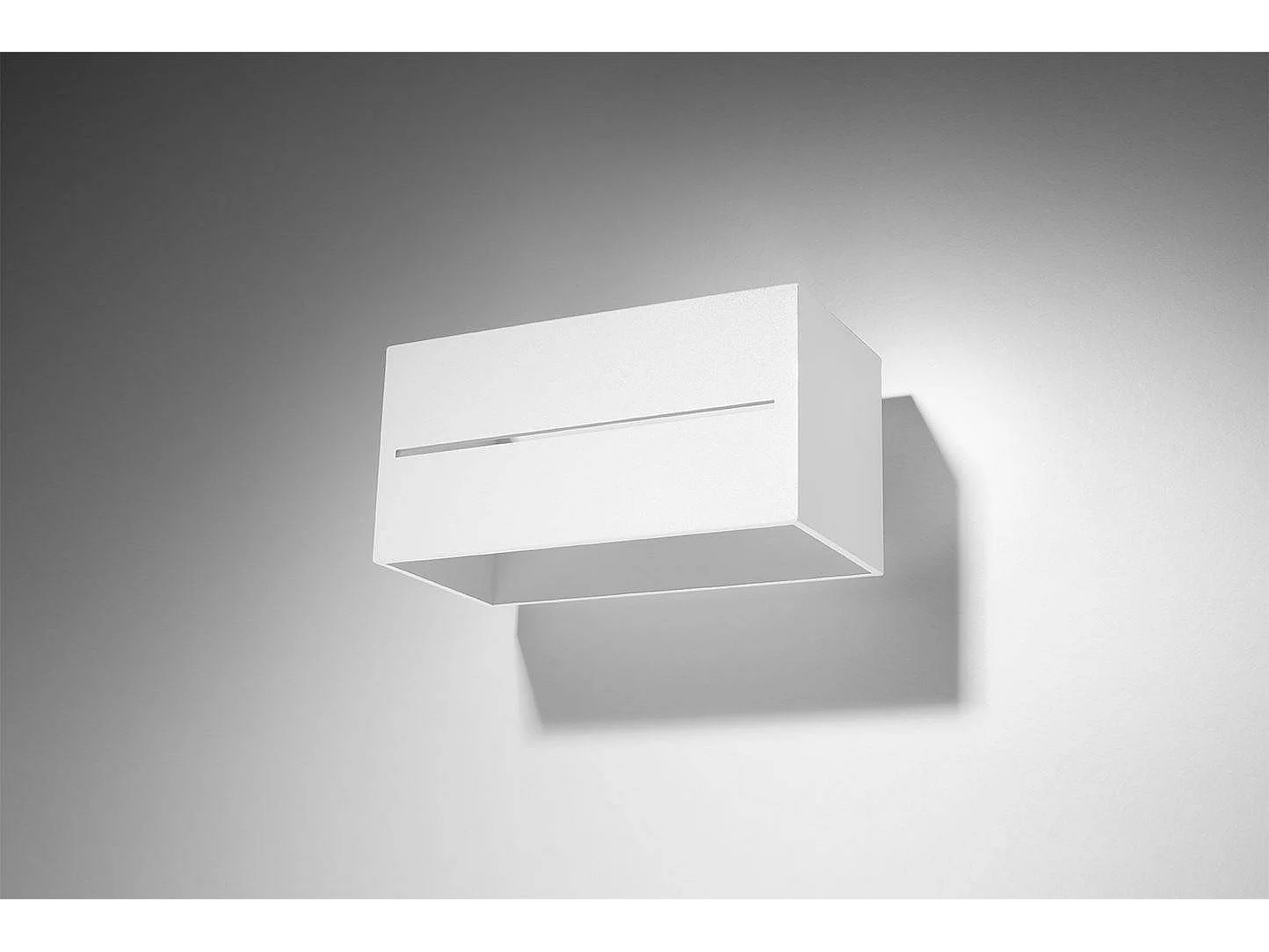 Sollux LOBO MAXI Applique murale encastrable à 2 lumières blanc