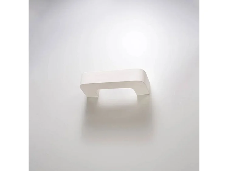 Sollux - Applique a filo in ceramica bianca a 1 luce, attacco E27