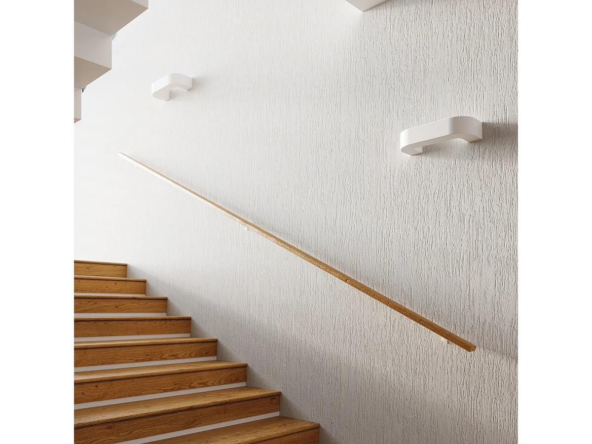 Sollux - 1 licht Ceramic Flush Wandleuchte Weiß, E27