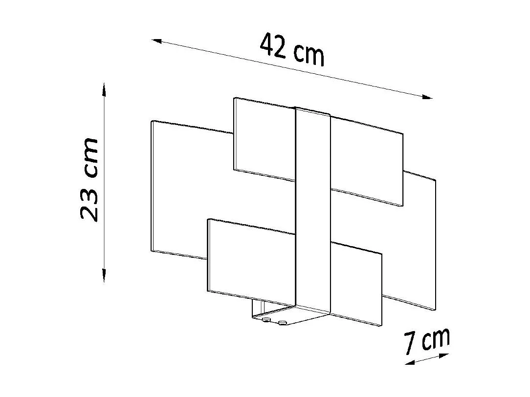 Sollux CELIA - Aplique de pared a ras de suelo con 2 luces Cromo, Blanco, G9