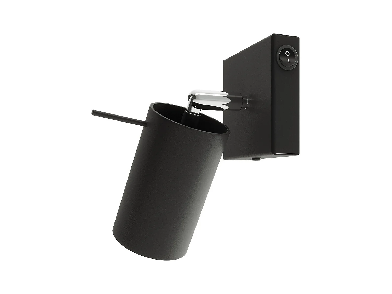 Sollux Lighting Ring Spot simple, noir, 1x GU10
