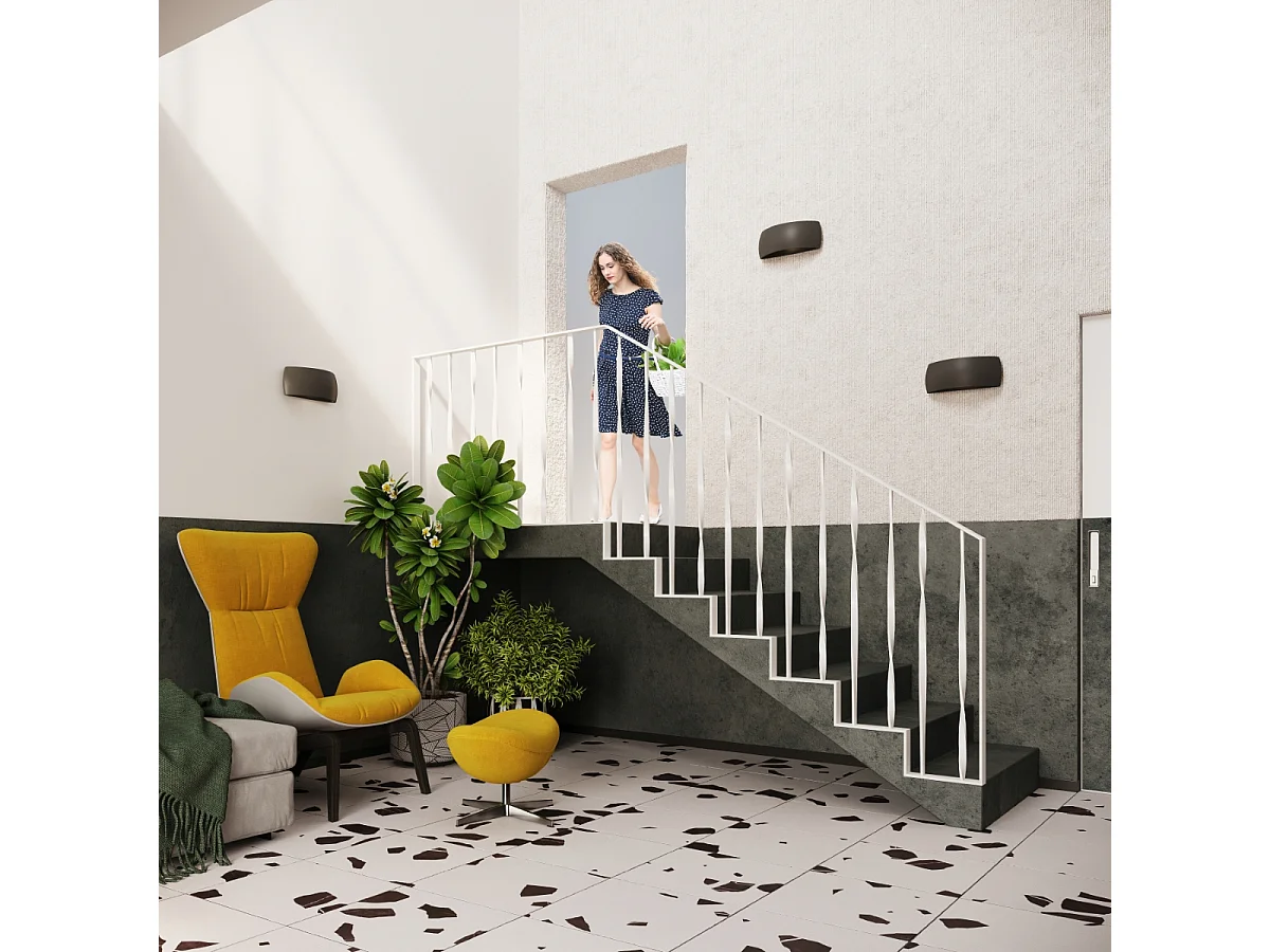 Up & Down Wall lichts  Black G9 Up & Down Wandleuchten Schwarz G9