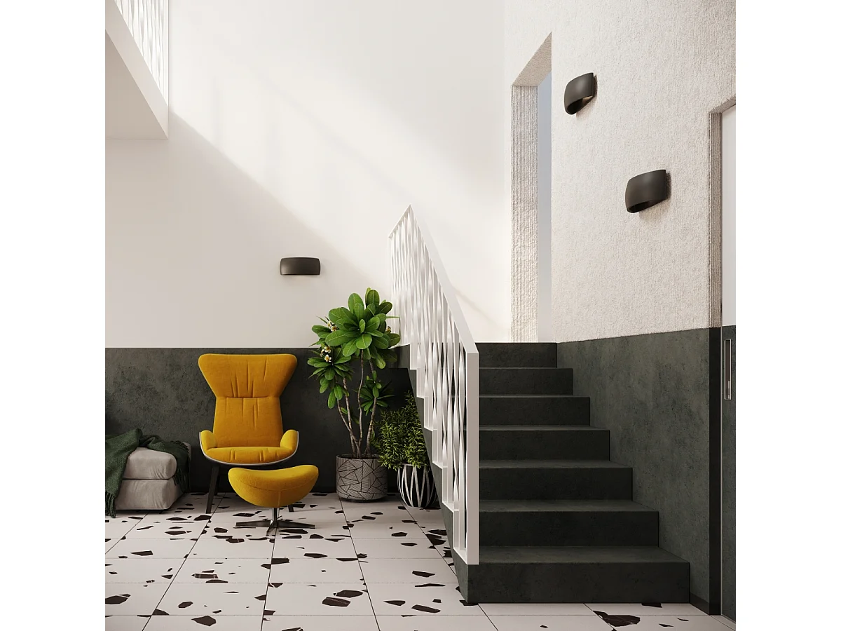 Up & Down Wall lichts  Black G9 Up & Down Wandleuchten Schwarz G9