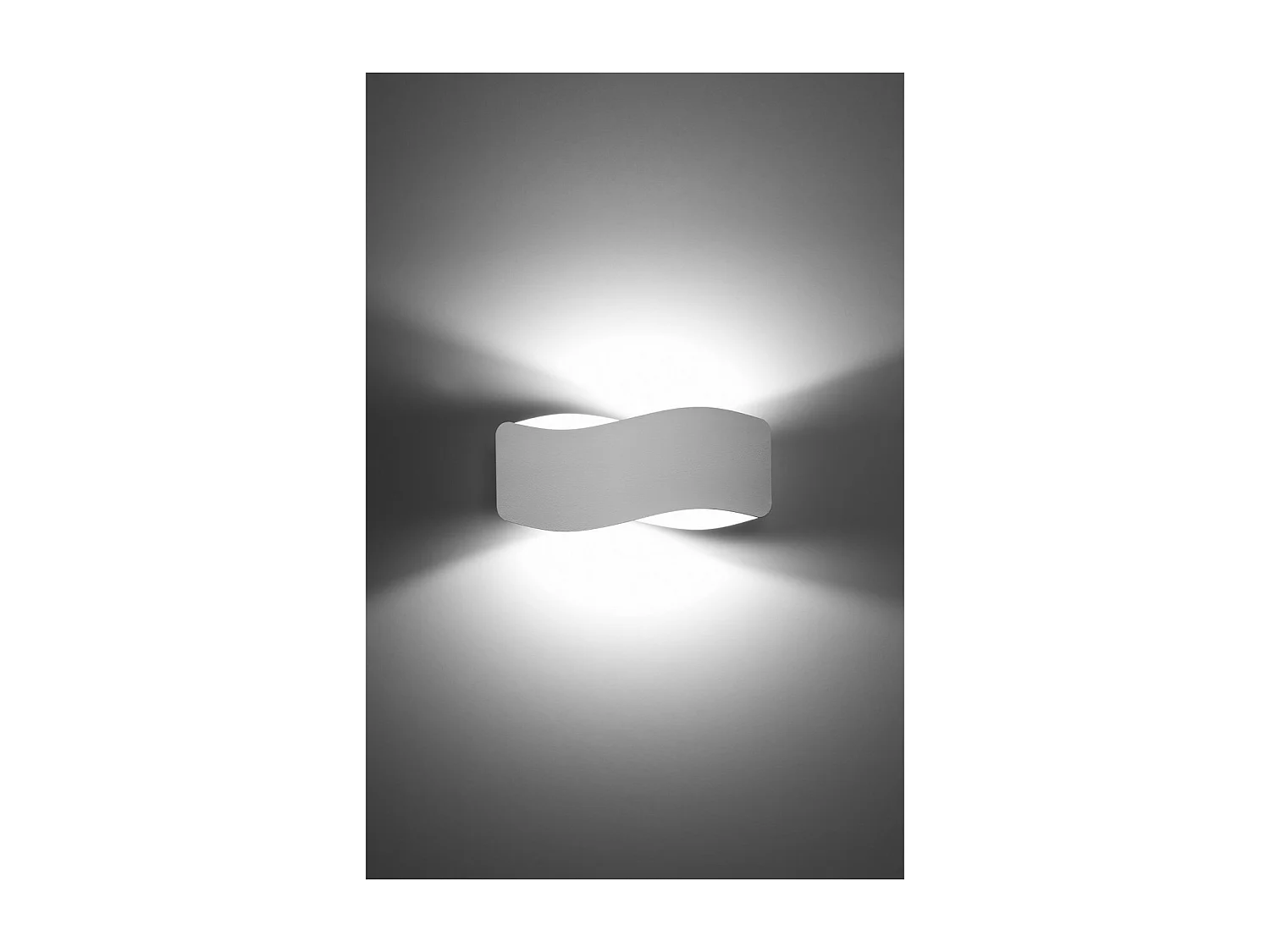Sollux Lighting Tila Applique murale haut et bas, blanc, 30 cm