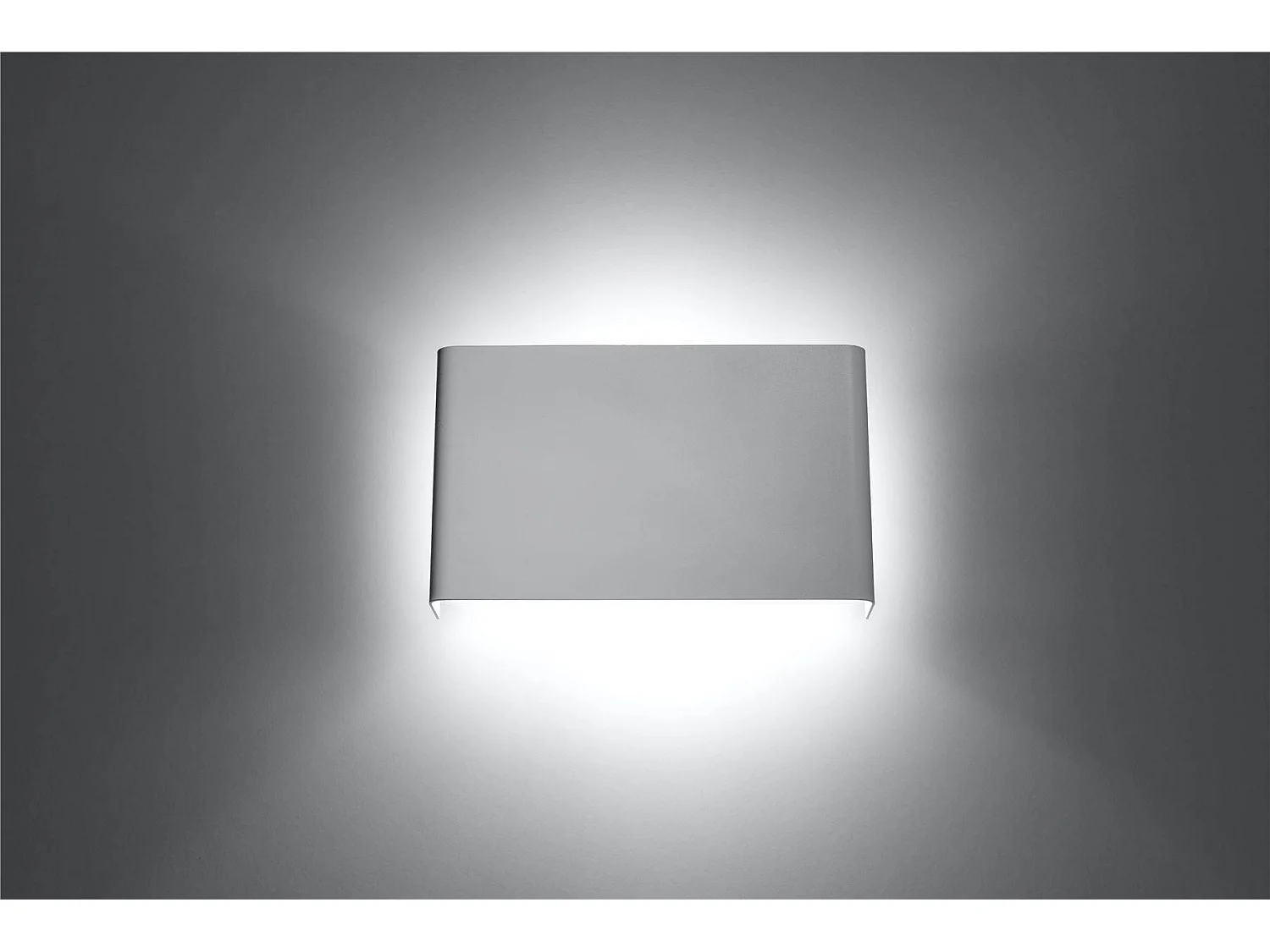 Wandlampen Copertura Modern Van  - 2 Lichtbronnen - L.25 X H.15 Cm - Wit