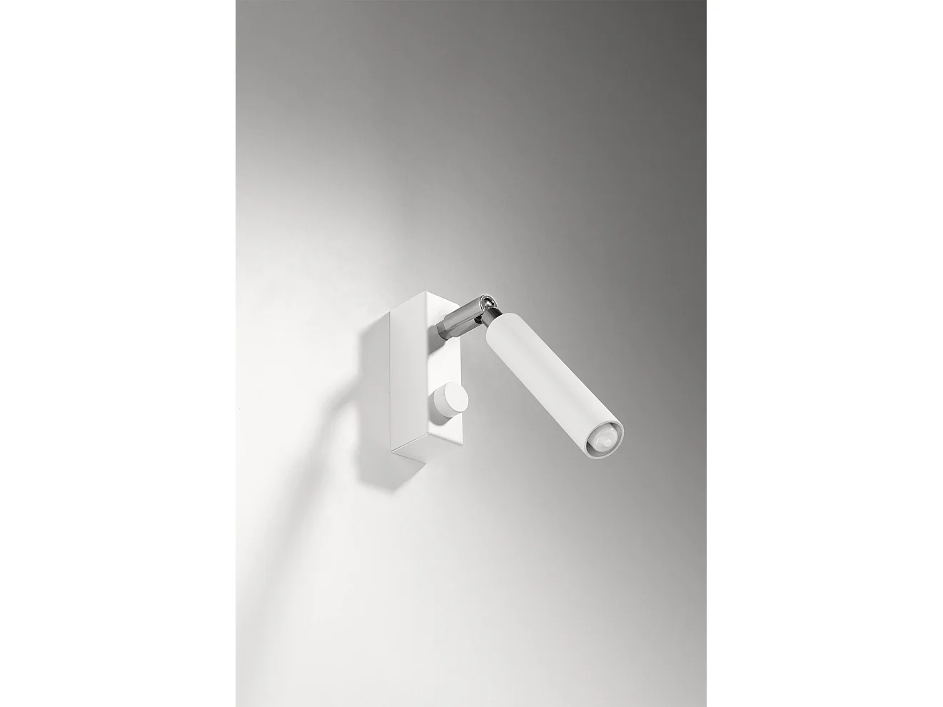 Wandlampen Eyetech Modern Van  - 1 Lichtbronnen - L.3 X H.20 Cm - Wit
