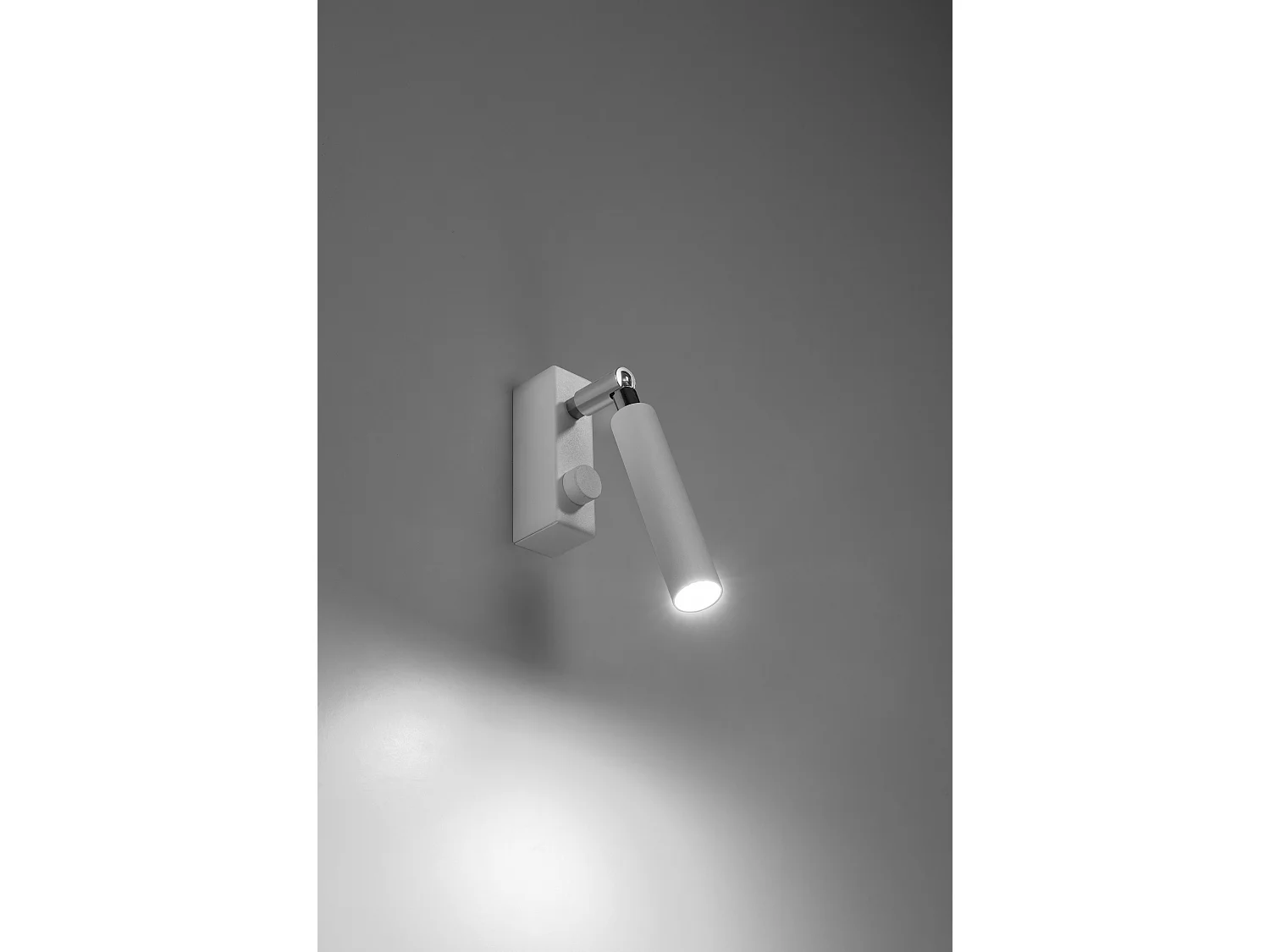 Wandlampen Eyetech Modern Van  - 1 Lichtbronnen - L.3 X H.20 Cm - Wit