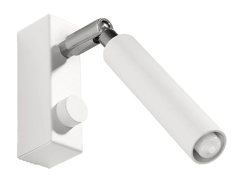 Wandlampen Eyetech Modern Van  - 1 Lichtbronnen - L.3 X H.20 Cm - Wit