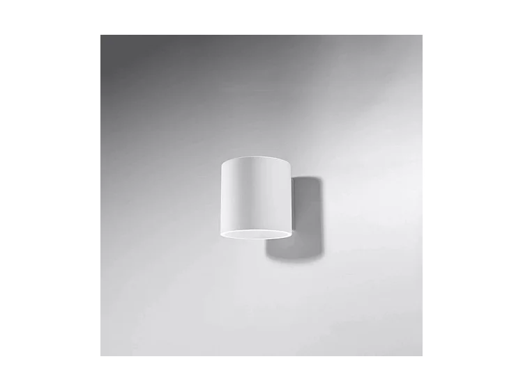 Wandlampen Orbis Modern Van  - 1 Lichtbronnen - L.10 X H.10 Cm - Wit