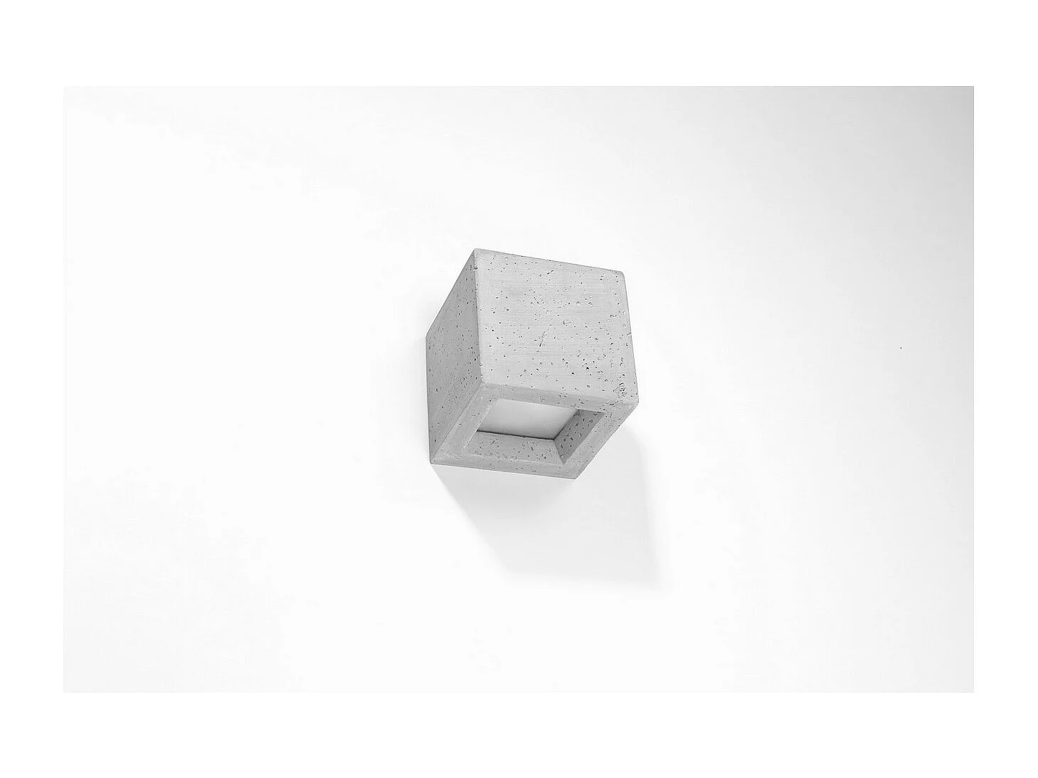 Sollux Lighting Leo Applique murale Up & Down gris béton, 12 cm