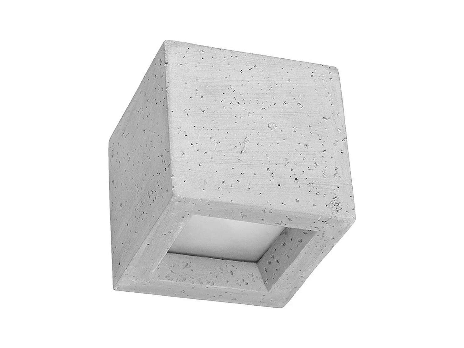 Sollux Lighting Leo Applique murale Up & Down gris béton, 12 cm