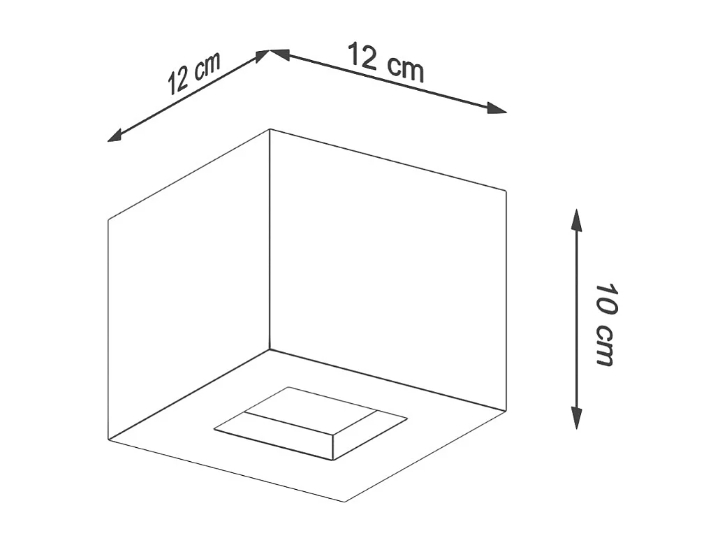 Wandlampen Leo Modern Van  - 1 Lichtbronnen - L.12 X H.10 Cm - Grijs