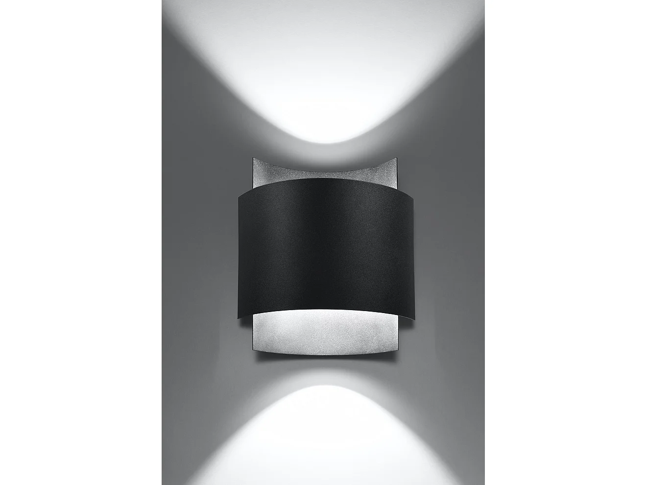 Sollux IMPACT Applique Up & Down Noir G9