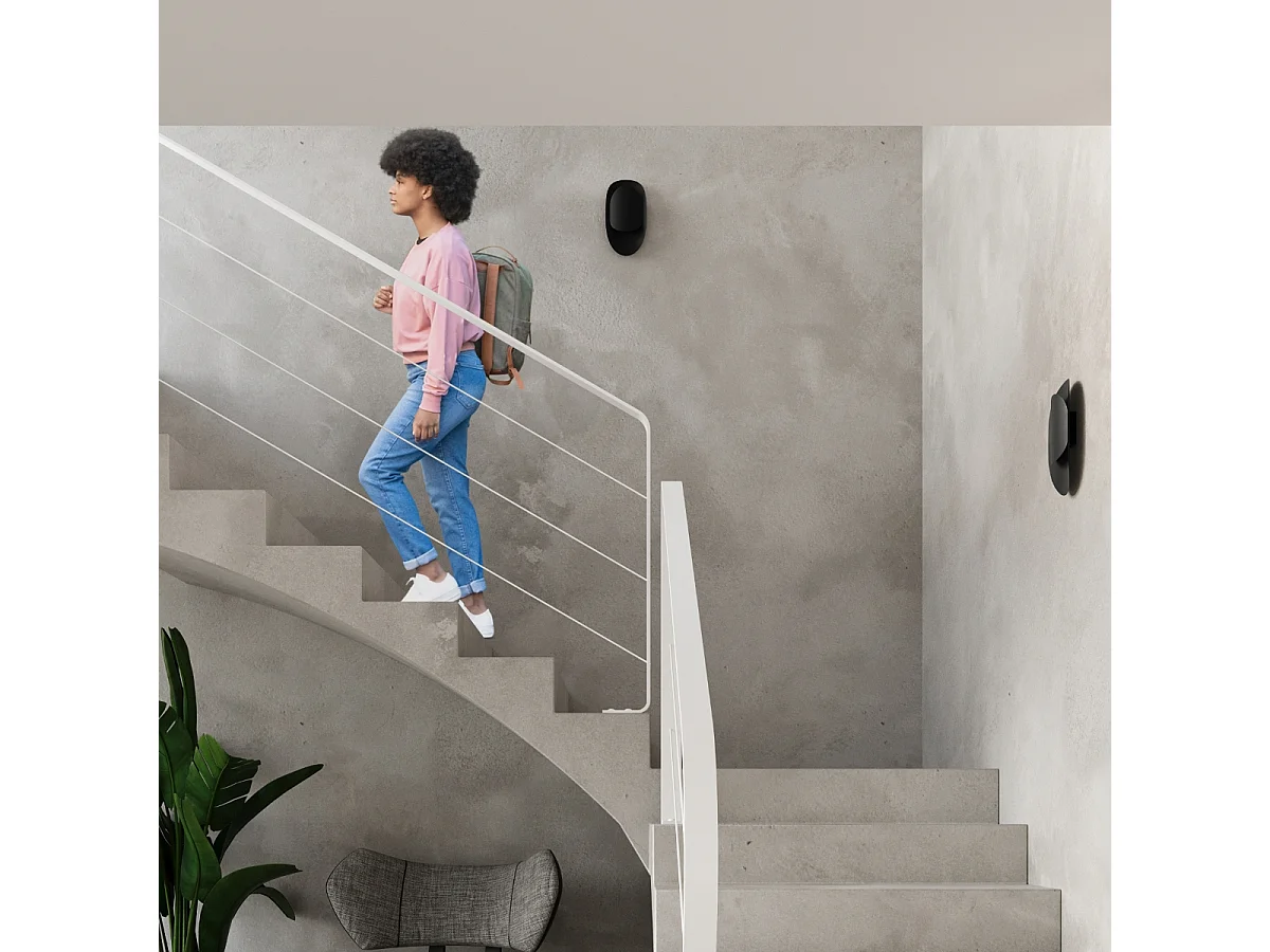 Wandlampen Tear Modern Van  - 1 Lichtbronnen - L.13 X H.30 Cm - Zwart