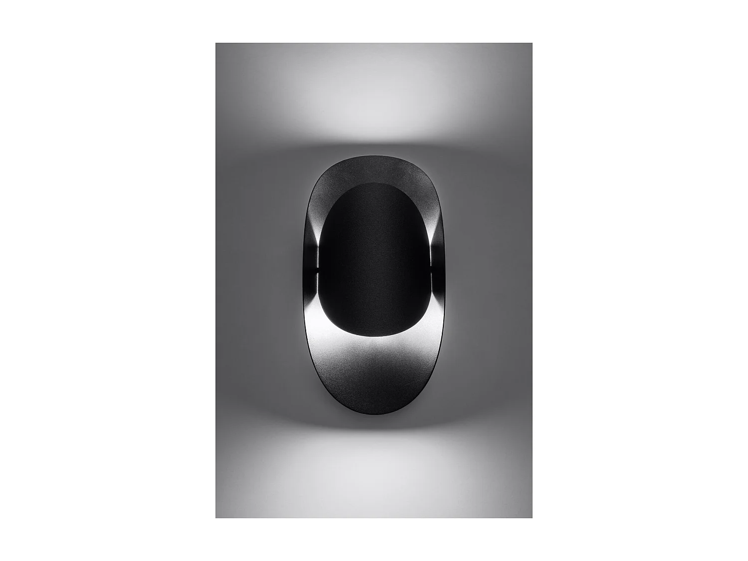 Sollux Lighting Tear Applique murale Up & Down, noir, 1x G9