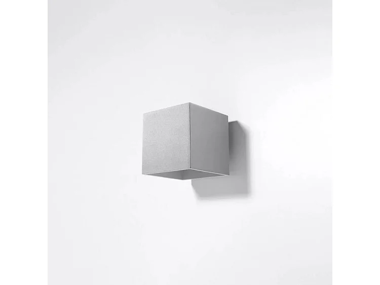 Sollux QUAD - 1 Light Up Down Wall Gris claro, G9