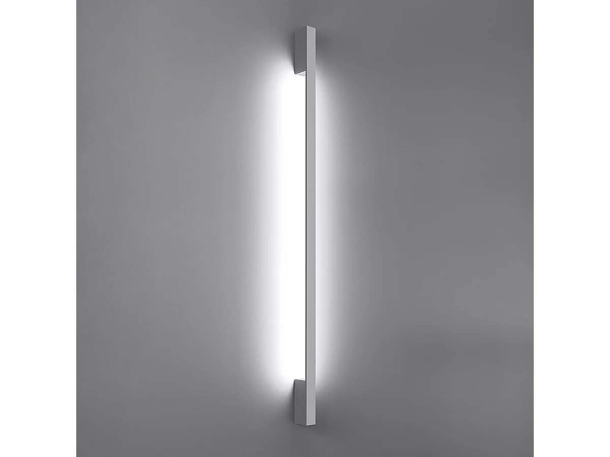 Wandlampen Sappo Modern Van  - 1 Lichtbronnen - L.4 X H.150 Cm - Wit