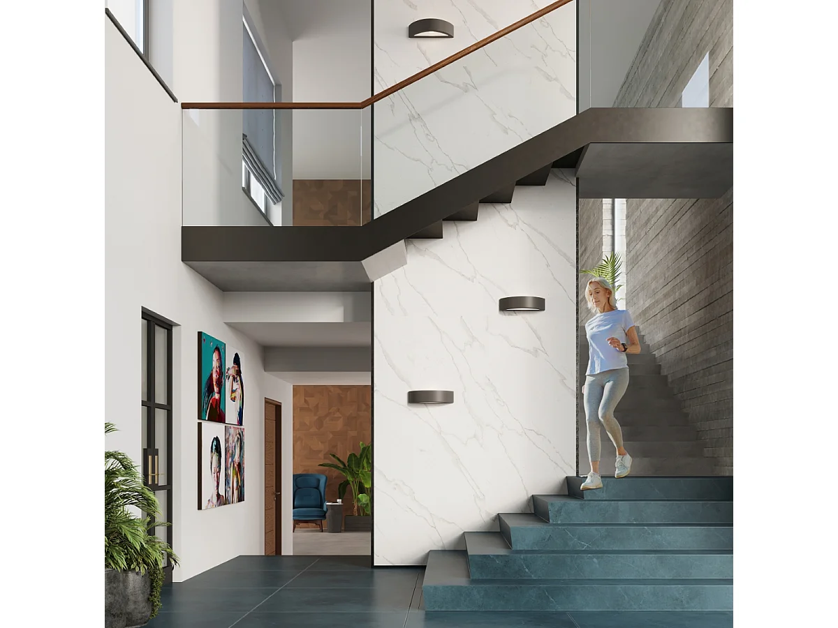 Up & Down Wall lichts  Black E27 Up & Down Wandleuchten Schwarz E27